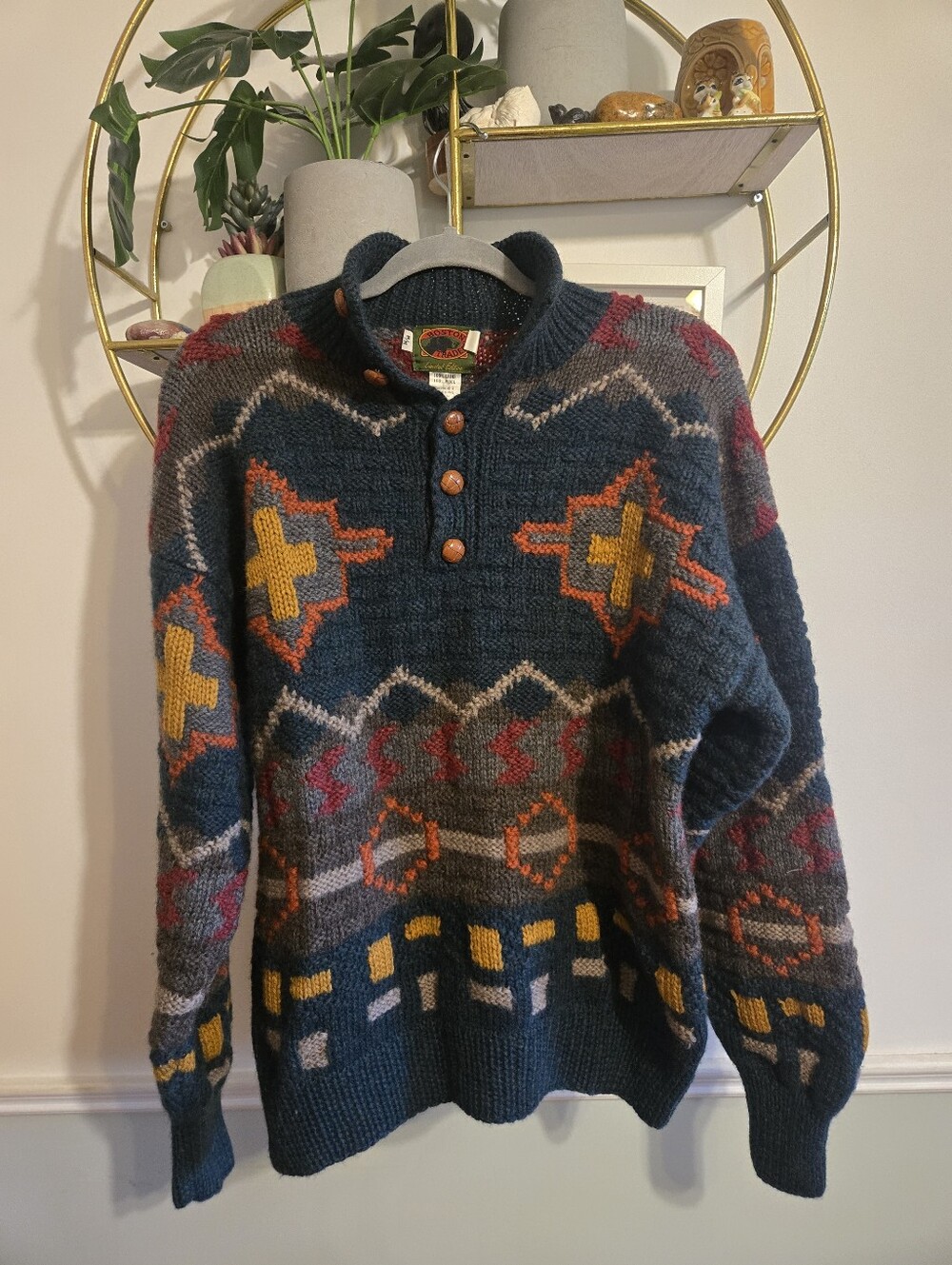 Vintage Boston Traders 100% Wool Sweater